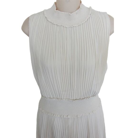 NANETTE LEPORE Pleated Accordion Style Knee Length Dress - Picture 3 of 4